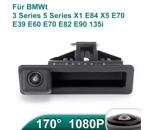 AHD 1080P Fisheye Objektiv Auto Rückansicht Kamera Für BMW 3 Serie 5 Serie E39 E60 E70 E82 E90 X1 X5 135i