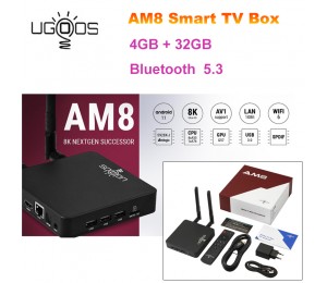 Ugoos AM8 Amlogic S928X-J Android 11.0 4 GB RAM 32 GB ROM Bluetooth 5.3 8K Smart Mini TV Box