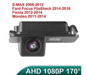 170 ° 1080P HD AHD Nachtsicht Rückfahrkamera für Ford Focus Fließheck Fiesta Mondeo S-MAX 2008-2014