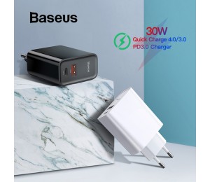 Baseus Quick Charge USB Ladegerät Typ C QC 4,0 3,0 Ladegerät 18W PD 3,0 Schnelle Ladegerät
