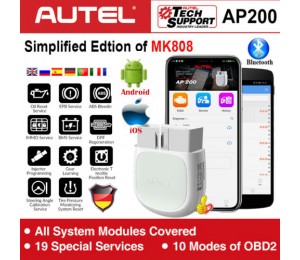 Autel AP200 Bluetooth Adapter OBD2 Scanner Code Reader Volle Systeme OBD2 Diagnose Werkzeug AutoVIN TPMS IMMO Service