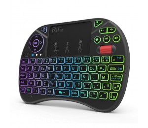 Rii X8 Plus 2,4 GHz Drahtlose Luft Maus Tastatur mit Touchpad, veränderbare farbe LED Backlit, Li-Ion Batterie