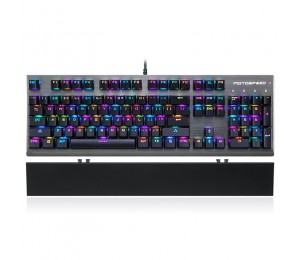 Motospeed CK108 Mechanische Tastatur USB Wired Gaming Tastatur Blau/Schwarz Schalter mit 18 Hintergrundbeleuchtung Modus
