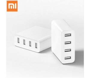 Original Xiaomi USB Ladegerät 2.4A 4 USB Port Schnellladung für iphone samsung Xiaomi reise-ladegerät adapter