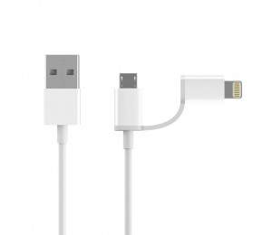 Original Xiaomi ZMI iPhone Micro USB 2 in 1  DatenKabel Ladegerät Kabel für iPad samsung Huawei