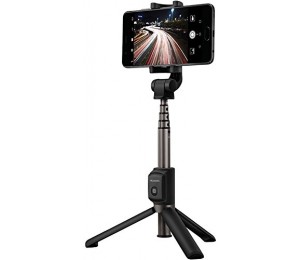 Huawei AF15 Bluetooth Selfie Stick Stativ 2 in 1 Design Tragbare Drahtlose Steuerung Anti-slip 360 Grad Rotation Einstellbar stehen