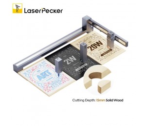 LaserPecker LX1 MAX 20W Laser Gravur Schneiden Maschine 800x400mm +2w 1064nm Infrarot-Laser modul +Künstlermodul