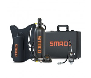 Smaco 2l mini scuba tank tauchen sauerstoff unterwasser atmen kit tauch zylinder unterwasser unterhaltung/arbeit