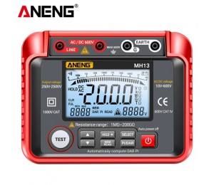 Aneng MH13 ohm tester digital multimeter mego metro isolierung erde hochspannung megger widerstands messer tester megohm meter werkzeug