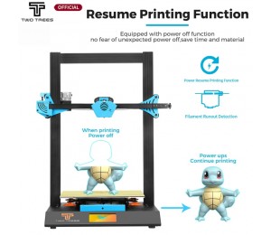 Twotrees Blu-5 Bluer Plus 3D Drucker Kit I3 Mega PEI Magnetische Bauen Sup Bord Großen Größe Metall Rahmen BL Touch siebdruck