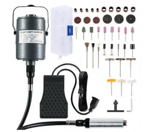 Hängen Flexwelle Mühle 380/560/780W Elektrische Schmuck Schleifen Polieren Werkzeuge Stufenlose Geschwindigkeit Stein Holz Schleifen stift Kit