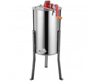 Hand-Honigschleuder 3/6 Honig-Extraktor Vier Waben Edelstahl Haltbar