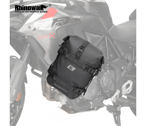Rhinowalk Motorrad-Stoßstangentasche, wasserdicht, 6 l, Stoßstangen-Reparaturwerkzeug, Platzierungspaket, Motor-Tanktasche, Gepäcktasche