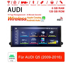 Qualcomm Snapdragon 665 8 Core Android 12.0 4G Autoradio / Multimedia 8GB RAM 128GB ROM Für AUDI Q5 2009-2016 Built-in CarPlay / Android Auto