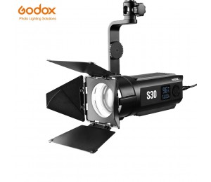 Godox S30 30W Einstellbare LED Video Licht Studio Fotografie Kontinuierliche Licht Mit Barn Tür für Professionelle Fotografie