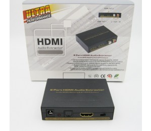 2 port HDMI audio extractor hdmi output supports three audio EDID mode Audio EDID Setting Support Dolby Digital AC-3 DTS, LPCM