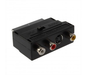 RGB Scart to Composite RCA S-Video AV TV Audio Adapter