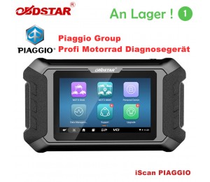 Motorrad Diagnosegerät OBDSTAR ISCAN PIAGGIO-Group Profi Diagnosegerät Tablet