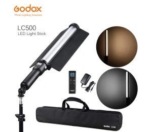 Godox LC500 LED Licht Stick 3300 karat-5600 karat Einstellbare Handheld mit Eingebaute Lithium-Batterie mit Fernbedienung control