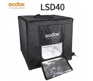 Godox LSD40 40*40 cm LED Foto Studio Softbox Zelt Tragbare Schießen Licht Weichen box Mit AC Adapter für schmuck Spielzeug Shoting