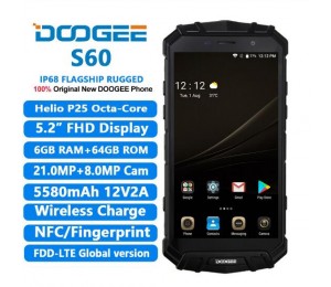 DOOGEE S60 Smartphone Helio P25 Octa Core 5,2 zoll 6 GB + 64 GB