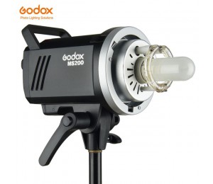 Godox MS200 200W GN53 2.4G 2.4G Eingebauter Godox 2.4G Wireless X System kompakter und haltbarer Studioblitz mit Bowens Mount