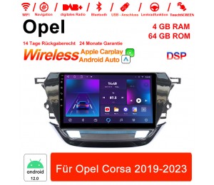 9 Zoll Android 12.0 Autoradio / Multimedia 4GB RAM 64GB ROM Für Opel Corsa 2019-2023 Built-in Carplay / Android Auto