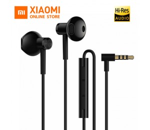NEU Xiaomi Hybrid DC Half In-Ear earphone horn L-Shape Plug MEMS Microphone Wire Control Dual Driver for Android IOS system