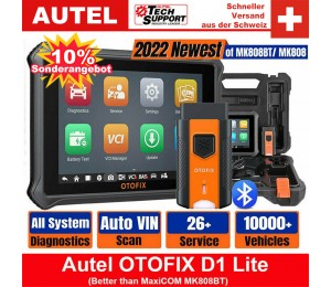 Autel OTOFIX D1 Lite Bluetooth Code Reader Auto Diagnosescan-werkzeug Aktive und Batterie Test OBD2 Scanner PK MK808 BT MK808BT