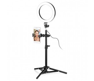 Ringlicht-Kit für Live-Streaming Selbstporträt Fotografie Videoaufnahme Make-up-Beleuchtung
