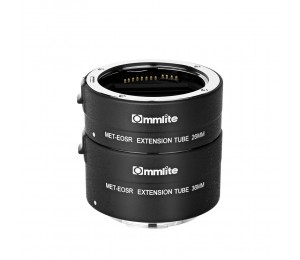 Commlite CM-MET-EOS R Automatische Makro-Verlängerungsröhre Kompatibel mit Canon EOS R Mount Kameras und Objektiven