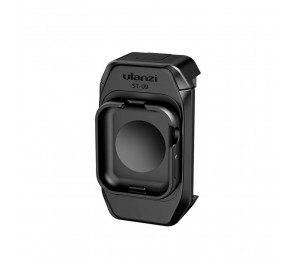 ulanzi ST-09 Smartphone Halterung Klemme mit kalter Schuhhalterung Kompatibel mit Apple Watch Series 5 iPhone 11/11 Pro / 11 Pro Max / XS / XS Max / XR / X / 8/8 Plus Vlog Selfie-Zubehör