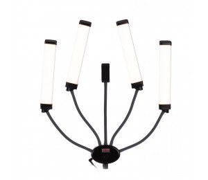 FX-800II Vierarm-LED-Videolampen-Fülllichter Bi-Color 3200-5500K Farbtemperatur-Lichtstreifen