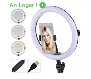 AFI R11 11 Zoll LED-Ringlicht mit Telefonhalter 3 Farbtemperaturmodi