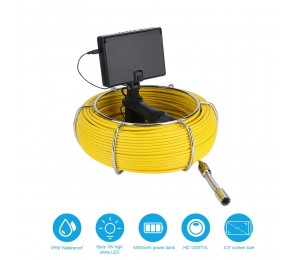 F4322-20M Handheld Pipe Sewer Pipeline Inspektionskamera Endoskopkamera