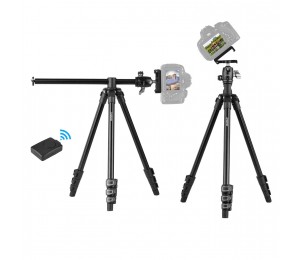Q160H Tragbares Kamerastativ Horizontal montiertes professionelles Reisestativ