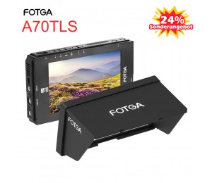 FOTGA A70TLS 7 Zoll FHD Video On-Camera Feldmonitor IPS Touchscreen SDI 4K HDMI Ein- / Ausgang 3D LUT Dual NP-F Batterieplatte für A7S II GH5