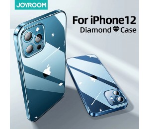 Joyroom Klar Fall Für iPhone 12 Pro Max Zurück PC + TPU Stoßfest Volle Objektiv Schutz Abdeckung