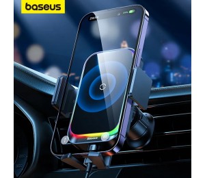 Baseus Auto Telefon Halter Infrarot RGB15W QI Drahtlose Handy-ladegerät für iPhone Xiaomi Samsung Auto Montieren Schnelle Lade Einfach Control