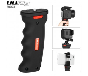 UURig R003 Hand Grip Stabilisator Halter Universal Kunststoff Griff für Gopro Action Kamera DSLR SLR Kamera Smartphone 1/4 Schraube Vlog 