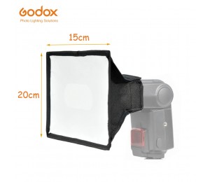 Godox SB1520 Universal 15x20 cm Licht-Diffusor Faltbare Softbox für Kamera Flash