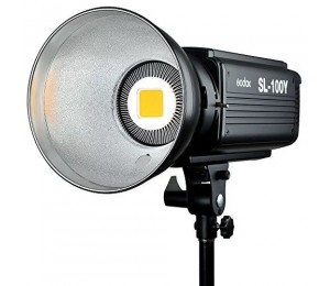 Godox SL-100Y 100WS 3300 Karat Gelb Version LCD Panel Led-videoleuchte Dauerleistung Bowens Berg Studio Licht