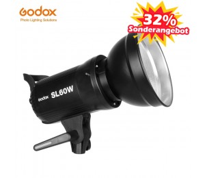 Godox SL-60W 60Ws 5600K Weiß Version LED Video Licht Studio Blitzlicht für Kamera DV Camcorder SL-60W