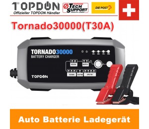 TOPDON Tornado30000 T30A 6V 12V 24V 50Ah -1000Ah Blei-Säure-Batterie Auto Batterie Ladegerät