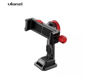 Ulanzi ST-14 Metall Smartphone Halter Telefonklemmenhalterung 360 ° drehbar mit kaltem Schuh Kompatibel mit iPhone 11/11 Pro / 11 Pro Max / XS / XS Max / XR / X / 8/8 Plus Samsung Huawei Smartphones Vlog-Erweiterungszubehör