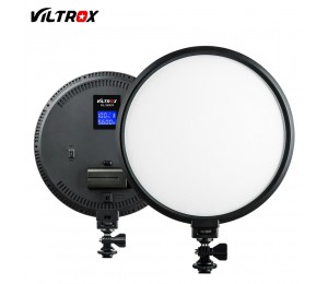 Viltrox VL-500T Dünne Runde Ring Video LED Licht Lampe 25W Bi-Farbe Dimmbare CRI 95 + Weiches Licht für Kamera Camcorder fotografie