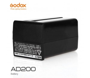 Godox WB29 14,4 V 2900mAh Lithium-Batterie Power Pack für Godox Witstro AD200 AD200PRO AD200 PRO (AD200 Batterie)