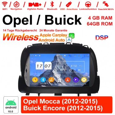 8 Zoll Android 10.0 Autoradio/Multimedia 4GB RAM 64GB ROM Für Opel Mocca 2012 2013 2014 2015 / Buick Encore 2012 2013 2014 2015 Mit WiFi NAVI Bluetooth USB