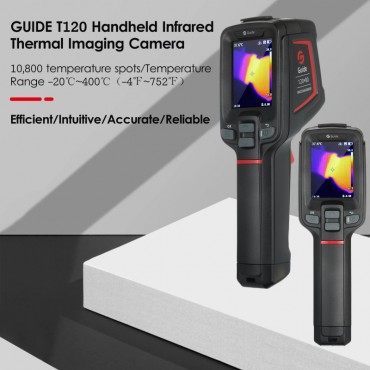 GUIDE T120 Thermische Imager Tragbare Handheld Industrie Thermische Imager Mit 2,4 Zoll Display Temperatur messung Werkzeug