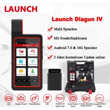 NEU Launch X431 Diagun IV Auto Full System-Diagnose-Tool Unterstützung Bluetooth/Wifi mit 2 Jahr Freies Update